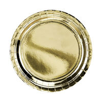 Pappteller gold