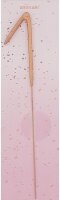 Wunderkerze Zahl 1 rosegold