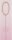 Wunderkerze Zahl 0 rosegold