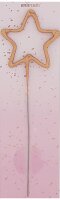 Wunderkerze Stern rosegold