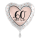 Folienballon Zahl 60 alles Gute