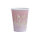 Pappbecher Pink Ombre