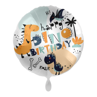 Folienballon HBD - Dinomate Birthday
