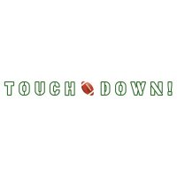 Bannergirlande Touchdown!