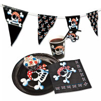 Pappbecher Piratenflagge Jolly Roger