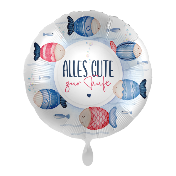 Folienballon Taufe - Fische