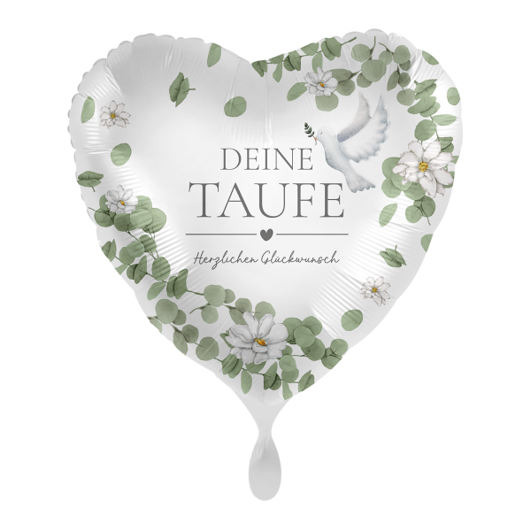 Folienballon Taufe - Glückwunsch zur