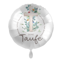 Folienballon Taufe - Kreuz deine Taufe