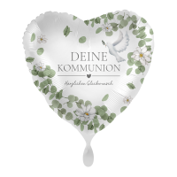 Folienballon Deine Kommunion Herzlichen Glückwunsch