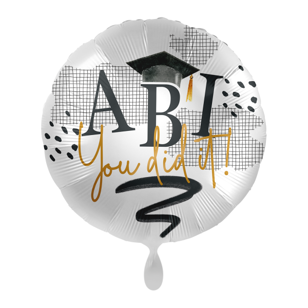 Folienballon Abitur - You did it!