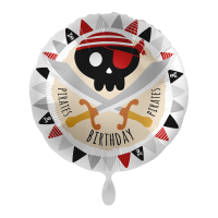 Folienballon HBD - Pirates Party Geburtstag