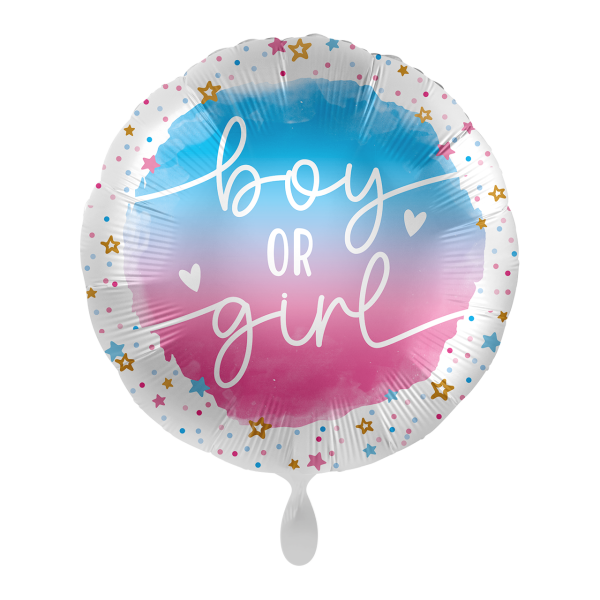 Folienballon Gender - Boy or Girl