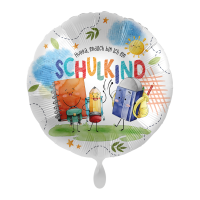Folienballon Einschulung - Backpacks and Books