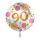 Folienballon Zahl 90 Shiny Dots