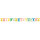 Bannergirlande HBD - Happy Birthday retro