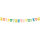 Bannergirlande HBD - Happy Birthday retro