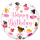 Folienballon HBD - Happy Birthday Ballerinas