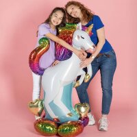 Folienballon (-) Unicorn nur Luftfüllung AirLoonz
