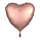 Folienballon SC - Herz Rose Gold Silk Lustre