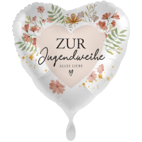 Folienballon Zur Jugendweihe alles Liebe groß