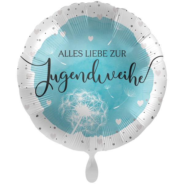 Folienballon Alles Liebe zur Jugendweihe