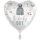 Folienballon BABY -  Cute Baby Boy Heart groß