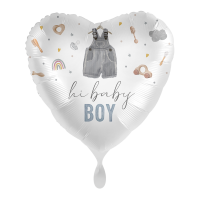 Folienballon BABY - Cute Baby Boy Heart