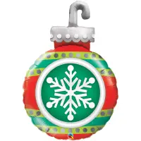 Folienballon Snowflake Baumkugel