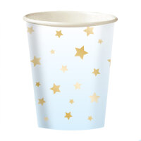 Pappbecher 1st Birthday Blue Ombre