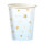 Pappbecher 1st Birthday Blue Ombre