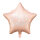 Folienballon HBD - Stern Happy Birthday Powder Pink