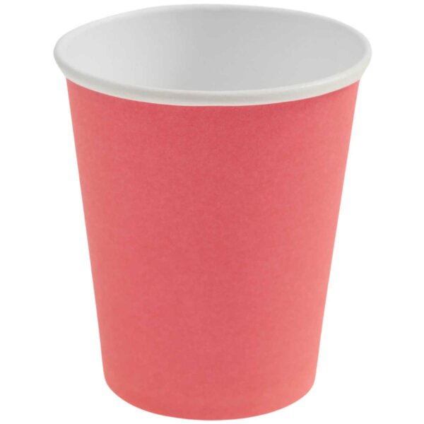 Pappbecher Neon Pink