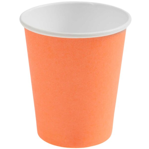 Pappbecher Neon Rot