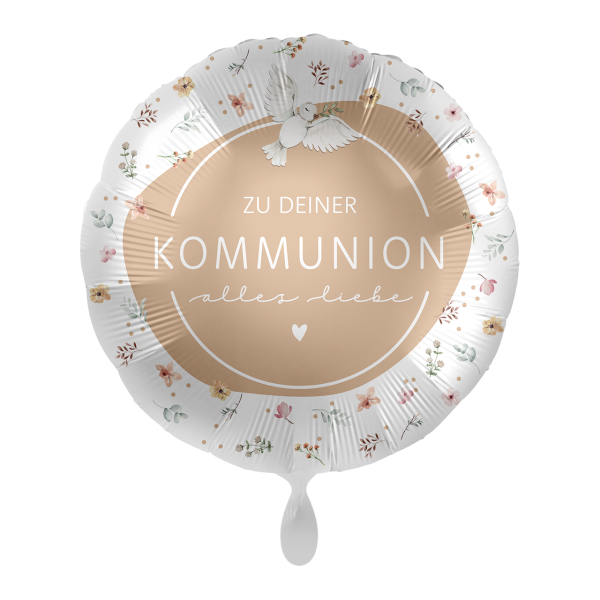 Folienballon Kommunion Alles Liebe