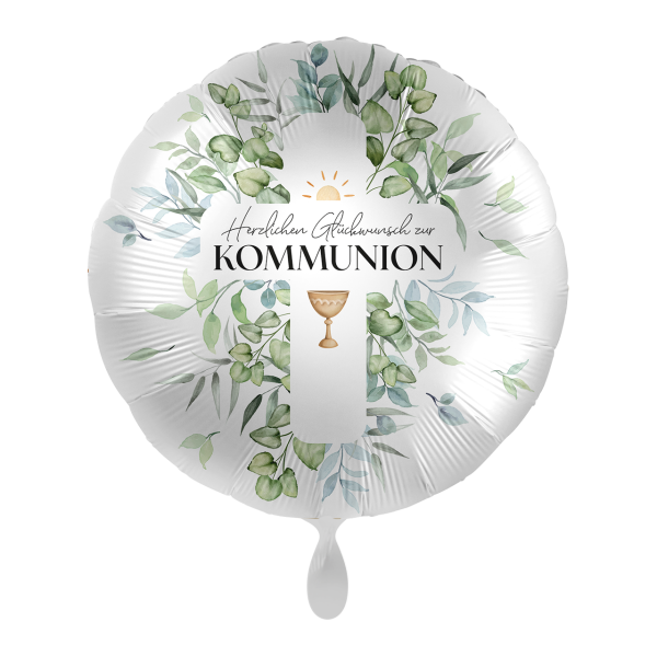 Folienballon Kommunion Herzlichen Glückwunsch