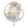 Folienballon Kommunion Alles Liebe Blumenkreuz