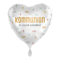 Folienballon Kommunion Die liebsten Glückwünsche