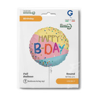 Folienballon Funky Dots B-Day