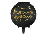 Folienballon Halloween - Hokus Pokus schwarz