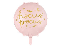 Folienballon Halloween Hokus Pokus rosa