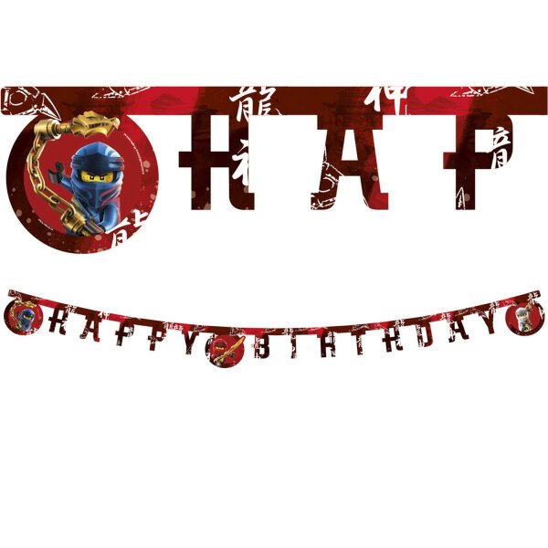 Bannergirlande LEGO Ninjago Birthday