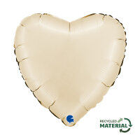 Folienballon SC - Herz Satin Cream