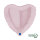 Folienballon SC - Herz (B) Satin Pink Pastell