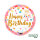 Folienballon HBD - Happy Birthday pink Party