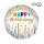 Folienballon HBD - Happy Birthday Sternenkerzen
