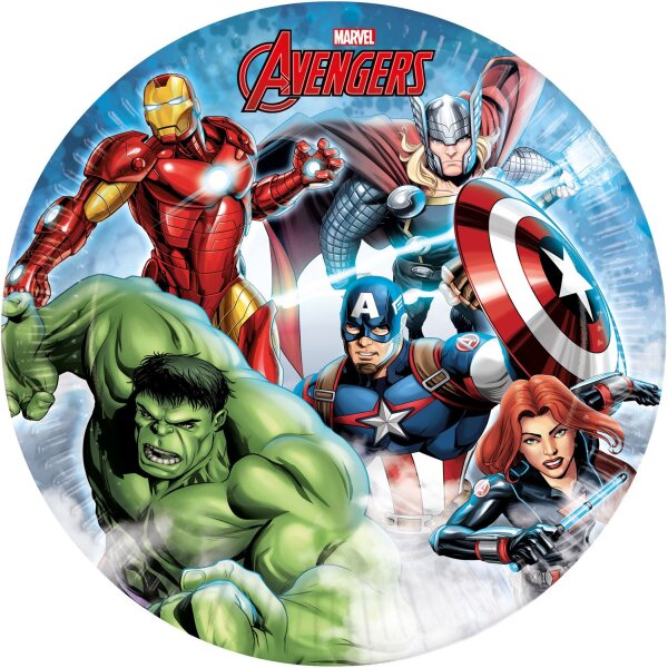 Pappteller Avengers - Infinity Stones