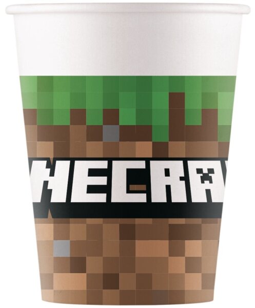 Pappbecher Minecraft