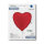 Folienballon SC - Herz Satin Rubin Red