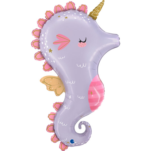 Folienballon Magical Seahorse