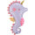 Folienballon Magical Seahorse